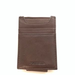 Fossil Brown Leather Wallet